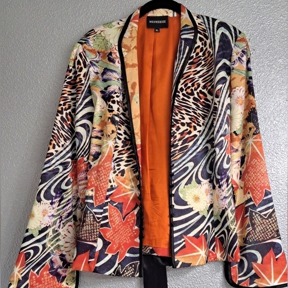 Mesmerize Women's Trendy Asian Inspired Jacket Size XL - Picture 7 of 10